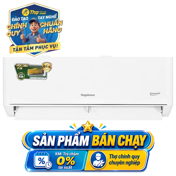 Máy lạnh Nagakawa Inverter 1 HP NIS-C09R2T62